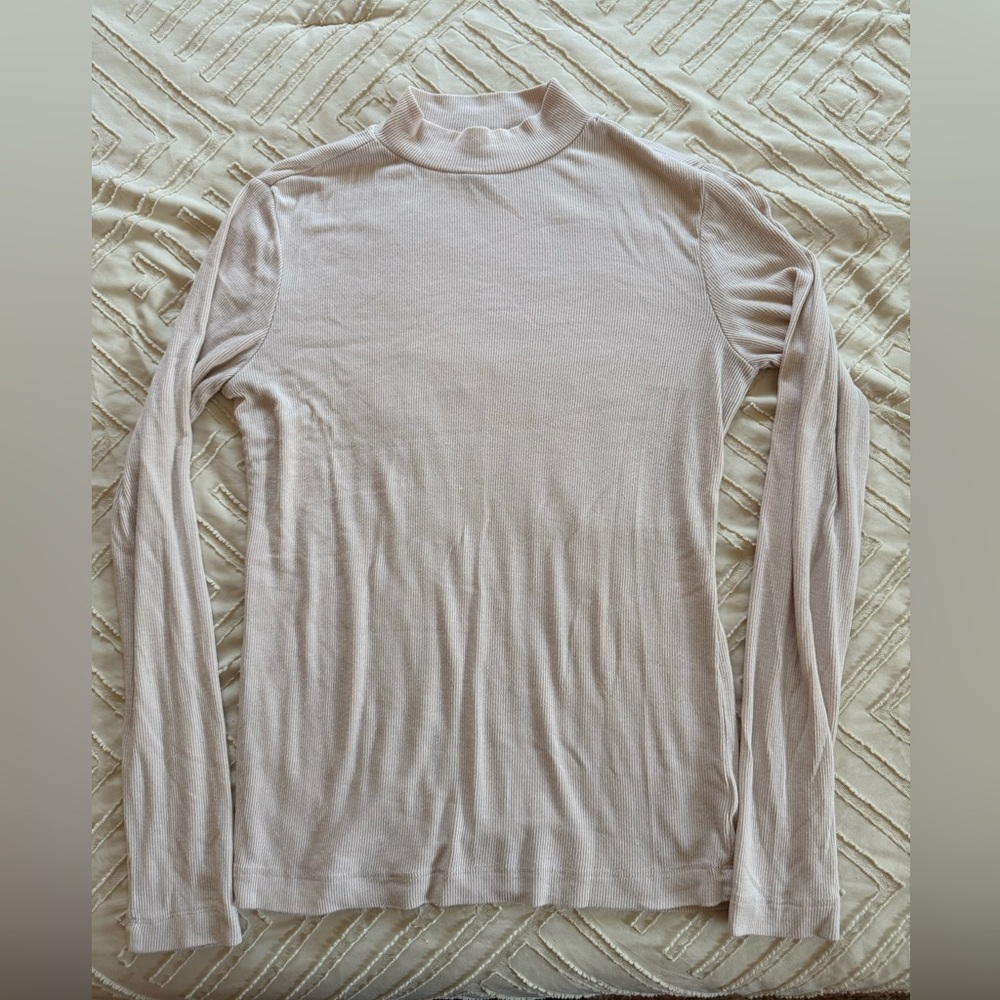 TJMaxx long sleeve cream turtleneck